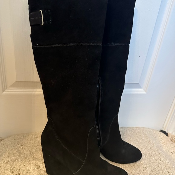 Olisha Nine West Knee High Suede Boot - Picture 2 of 4